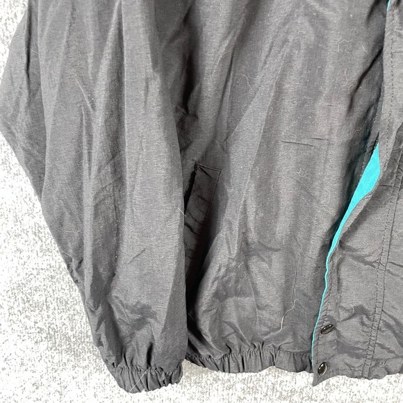 VTG NASCAR Jacket Mens Medium Black Windbreaker Cracker Barrell 500 Retro 90s - Picture 7 of 13